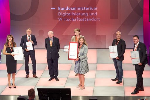 Vorschau Bild von © photonews.at/Georges Schneider - Wien 16.09.2020
- quality austria Winners Conference & Verleihung Staatspreis
Unternehmensqualität 2020 - PHOTO: Die Preisträger der Verleihung
des Staatspreis Unternehmensqualität.