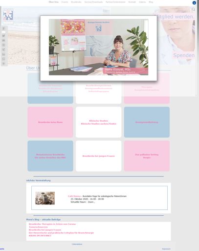 Vorschau Bild von Europa Donna Austria gibt Brustkrebs-Patientinnen
eine Stimme. Auf der neuen Webseite der Patientenorganisation kommen
betroffene Frauen auch selbst zu Wort und erzählen ihre Geschichten.