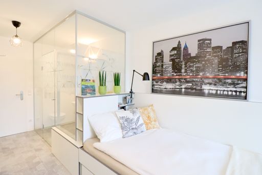 Vorschau Bild von Topmoderne, möblierte Design-Apartments mit Kleinküche, Bad und
WC