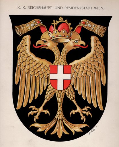 rk 2020 wiener wappen 2: Wiener Stadtwappen von
Hugo Gerard Ströhl (1904)