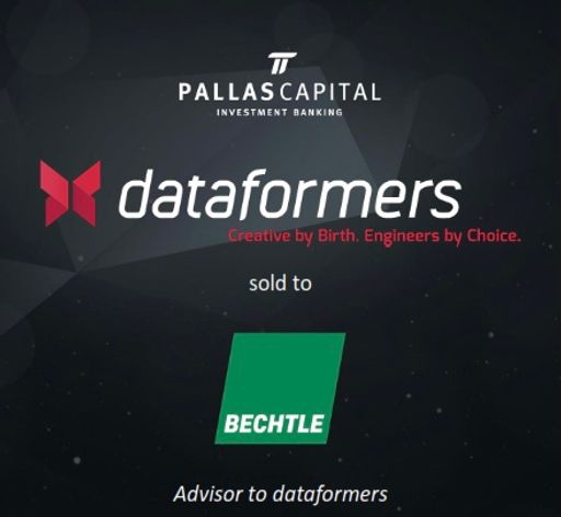 Logos der PALLAS CAPITAL / DATAFORMERS & BECHTLE