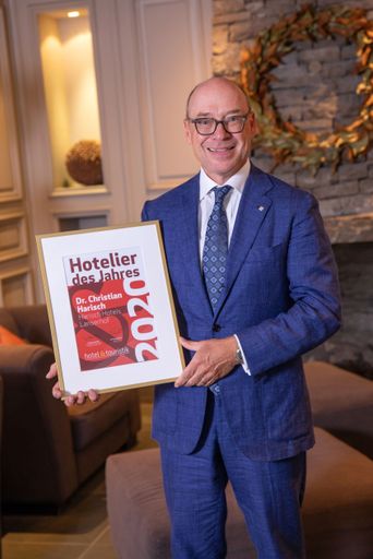 Dr. Christian Harisch (Lanserhof, Harisch Hotels) ist „Hotelier
des Jahres 2020“ von Hotel & Touristik.