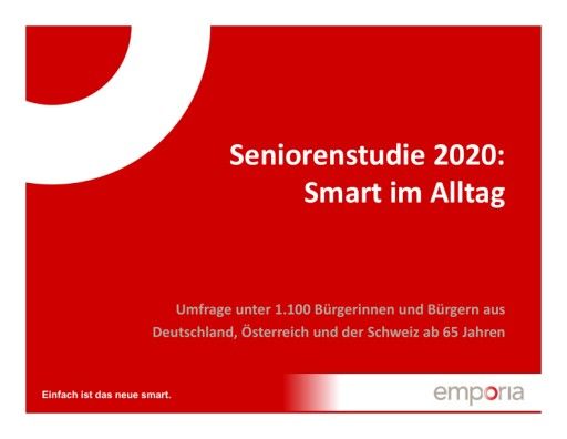 Vorschau Bild von emporia Smartphone-Studie "Smart im Alter" 2020