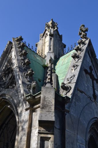 Vorschau Bild von Mausoleums von Theodor Löwenthal am Friedhof Liesing vor der
Restaurierung.