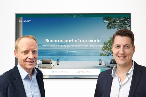 Tim Jodts (links) und Rainer Schuster beim Start ihrer neuen OTA
travelWorld.