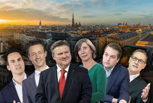 Die Spitzenkandidaten der Wiener Gemeinderatswahl 2020