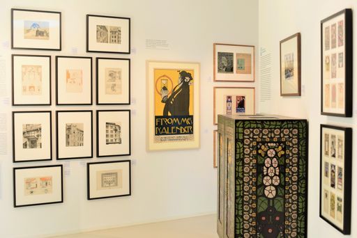 Vorschau Bild von Einblick in die Sonderschau im Gustav Klimt-Zentrum
am Attersee, 2020