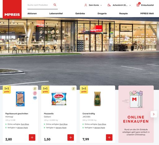 MPREIS - die neue Digital Storefront / Weiterer Text über ots und
www.ots.at / Die Verwendung dieses Bildes ist für redaktionelle
Zwecke honorarfrei. Veröffentlichung bitte unter Quellenangabe:
"obs/emporix"