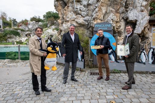  Im Bild v.l.n.r.: Mag. pharm. Robert J. Welzel,
Stephan Hering-Hagenbeck, Dr. Martin Spatz, MBA, Ulrich
Grottenthaler