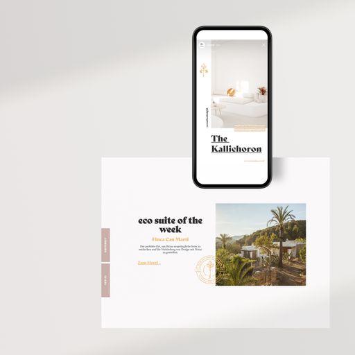  Mit einem Klick zur perfekten nachhaltigen
Unterkunft mit ecosuites.travel