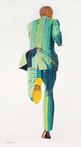 Robert Klemmer Laufender Klemmer, 1969
Öl-Eitempera-Mischtechnik auf Leinwand ALBERTINA, Wien © Estate
Robert Klemmer