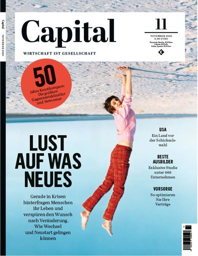 CAPITAL 11_20_Cover / Weiterer Text über ots und
www.presseportal.de/nr/8185 / Die Verwendung dieses Bildes ist für
redaktionelle Zwecke honorarfrei. Veröffentlichung bitte unter
Quellenangabe: "obs/Capital, G+J Wirtschaftsmedien"
