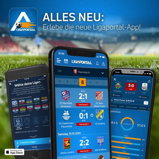 Vorschau Bild von Die brandneue Ligaportal-App: eine wahre Freude für
Fußballfans