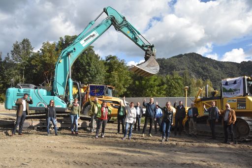 Vorschau Bild von Der Erdbau dafür startet jetzt, die Hauptarbeit wird im Herbst
und Winter durchgeführt, damit die Natur bereits im Frühjahr 2021
die neuen Lebensräume besiedeln kann.