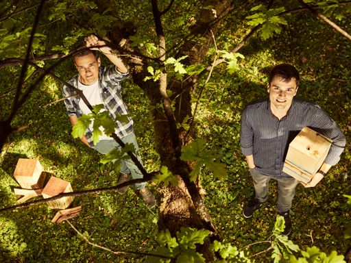 Vorschau Bild von Das Gründungsteam: Bernhard Lapusch (links) und
Florian Gschweidl (rechts)