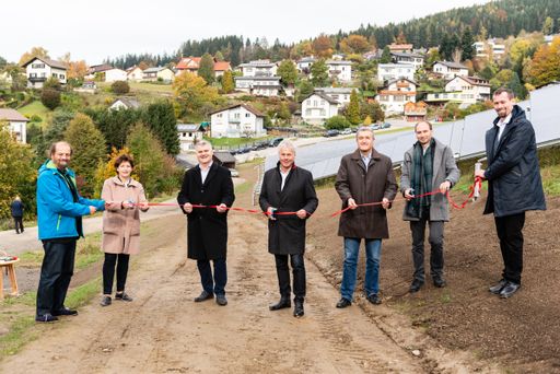 Zweitgrößte Großsolaranlage Österreichs in
Mürzzuschlag eröffnet.