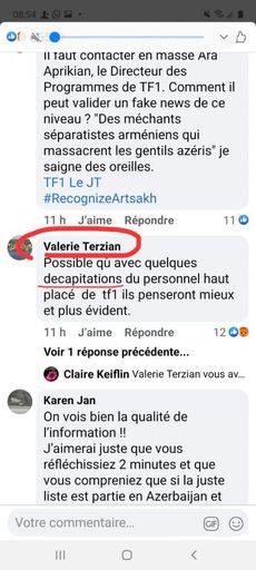 Vorschau Bild von Journalist des französischen Senders "TF1"
erhielten Todesdrohungen von Armeniern.