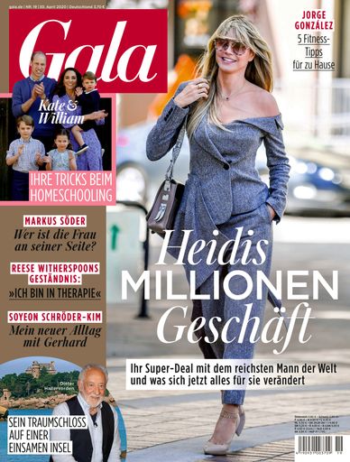 GALA Cover 45/2020 (EVT: 29. Oktober 2020) / Weiterer Text über
ots und www.presseportal.de/nr/6106 / Die Verwendung dieses Bildes
ist für redaktionelle Zwecke honorarfrei. Veröffentlichung bitte
unter Quellenangabe: "obs/Gruner+Jahr, Gala"