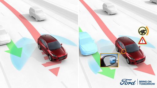 Ford Kuga: Neue Assistenzsysteme schützten vor
Toter-Winkel-Kollision und vor Unfällen beim Abbiegen / Blind Spot
Assist / Weiterer Text über ots und www.ots.at / Die Verwendung
dieses Bildes ist für redaktionelle Zwecke honorarfrei.
Veröffentlichung bitte unter Quellenangabe: "obs/Ford Motor Company
(Austria) GmbH"