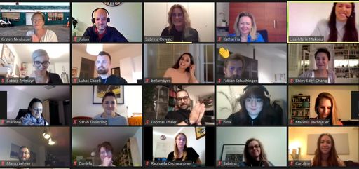 Vorschau Bild von Werbe Akademie und Österreichische Marketing
Gesellschaft feierten die Jahrgangsbesten der Lehrgänge Online
Marketing und Social Media Management coronabedingt virtuell am 10.
November.