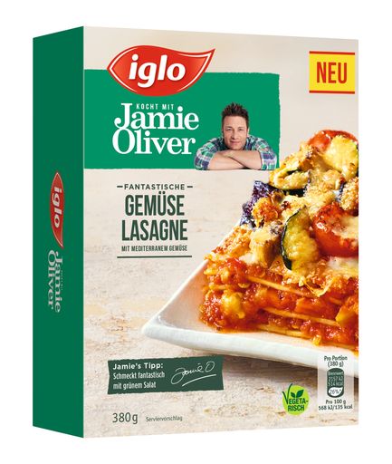 iglo "Super Green" Tortelloni von Jamie Oliver