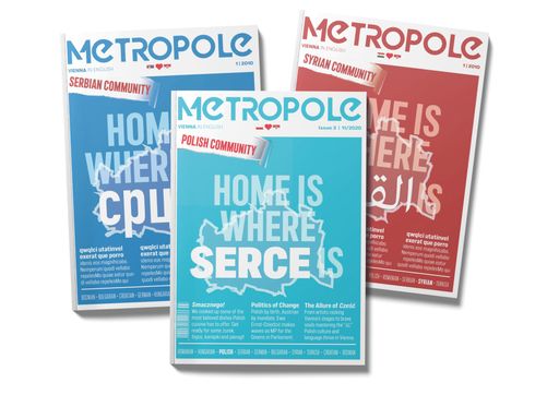 Über ein ganzes Jahr hinweg produzieren die junge
Wiener Journalistinnen und Journalisten zusammen mit Metropole zehn
kleinformatigen Printmagazine.