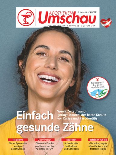 Titelcover Apotheken Umschau, Ausgabe 11B/2020 Österreich. Die
Verwendung dieses Bildes ist für redaktionelle Zwecke honorarfrei,
es darf jedoch nur im Zusammenhang mit der Pressemeldung und
Quellenangabe veröffentlicht werden. / Weiterer Text über ots und
www.ots.at / Veröffentlichung bitte unter Quellenangabe: "obs/Wort &
Bild Verlag - Gesundheitsmeldungen"