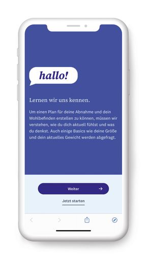 Vorschau Bild von Screenshot WW App: Persönlicher Fragebogen meinWW+ / Abdruck für
redaktionelle Zwecke honorafrei bei Nennung der Quelle WW und im
Zusammenhang mit dem meinWW+-Programm. / Weiterer Text über ots und
www.presseportal.de/nr/43545 / Die Verwendung dieses Bildes ist für
redaktionelle Zwecke honorarfrei. Veröffentlichung bitte unter
Quellenangabe: "obs/WW Deutschland"
