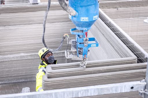PERI 3D-Betondruck: Für 1m² doppelschalige Wand benötigt der
3D-Betondrucker rund 5 Minuten. / Weiterer Text über ots und
www.presseportal.de/nr/148449 / Die Verwendung dieses Bildes ist für
redaktionelle Zwecke honorarfrei. Veröffentlichung bitte unter
Quellenangabe: "obs/PERI GmbH"