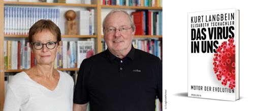 Die Autoren Elisabeth Tschachler und Kurt Langbein
samt Buchcover