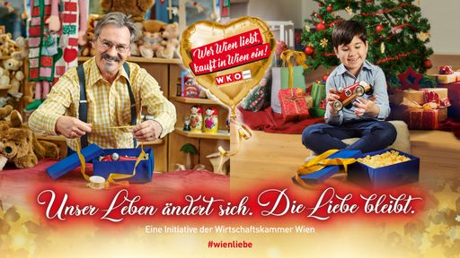  "Unser Leben ändert sich. Die Liebe bleibt." -
Kampagne der Wirtschaftskammer Wien für Zusammenhalt und regionalen
Einkauf