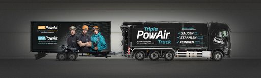  Wenn der "Triple PowAir Truck" von Egger PowAir anrückt, haben
Staub und Schmutz keine Chance. Das innovative Fahrzeug steckt
voller Hightech und ermöglicht eine professionelle Reinigung von
Industrieanlagen, Kraftwerken und Co. so schnell und unkompliziert
wie nie zuvor.