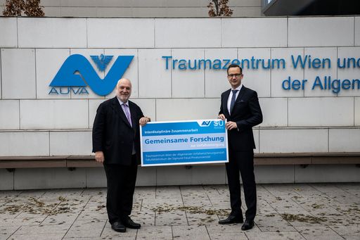 Vorschau Bild von Die Allgemeine Unfallversicherungsanstalt (AUVA)
und die Medizinische Fakultät der Sigmund Freud PrivatUniversität
(SFU) forschen gemeinsam zur Verbesserung der Unfallversorgung