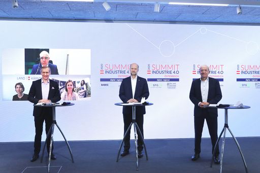 Hybride Pressekonferenz anlässlich des 5. Summit
Industrie 4.0 in Graz