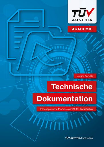Mit seinem neuen Fachbuch „Technische
Dokumentation“ vermittelt Autor DI Jürgen Schulik – gerichtlich
beeideter und zertifizierter Sachverständiger - ein klares Bild über
die Inhalte der Technischen Dokumentation. Der
Produktsicherheitsexperte zeigt, wie einwandfreie Dokumentation zu
einem entscheidenden Wettbewerbsvorteil für Hersteller werden kann.
www.tuvaustria.com/fachverlag
