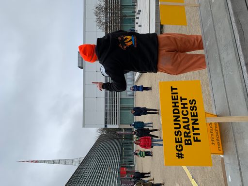  #GesundheitBrauchtFitness: Demonstration für
Öffnung der Fitnessbetriebe