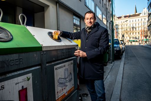 Dr. Harald Hauke, Geschäftsführer von Austria Glas Recycling und
Vorstand der ARA AG