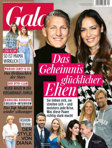 GALA Cover 52/2020 (EVT: 17. Dezember 2020) / Weiterer Text über
ots und www.presseportal.de/nr/6106 / Die Verwendung dieses Bildes
ist für redaktionelle Zwecke honorarfrei. Veröffentlichung bitte
unter Quellenangabe: "obs/Gruner+Jahr, Gala"