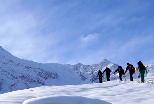 Skitour Bergsteigerdorf Sellraintal