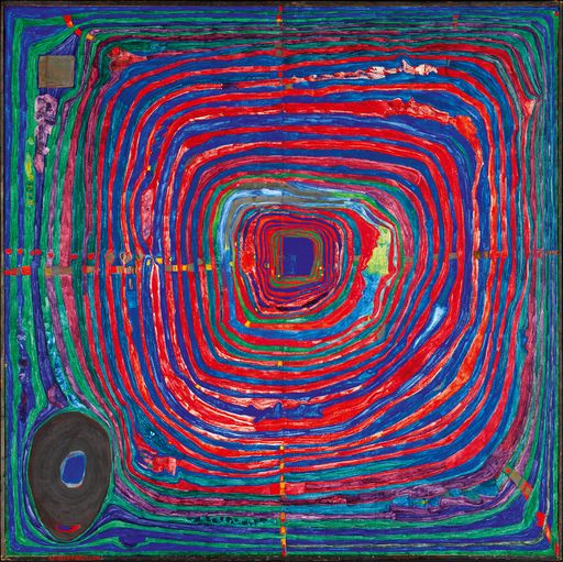  224 Le grand chemin, 1955, Mixed media, 158 x 158
cm, Belvedere/Wien, Foto: Belvedere, Wien/Johannes Stoll, (c) 2020
Namida AG, Glarus, Schweiz