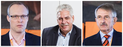 v.l.: Alexander Biach, Hans Jörg Schelling, Friedrich Schmidl