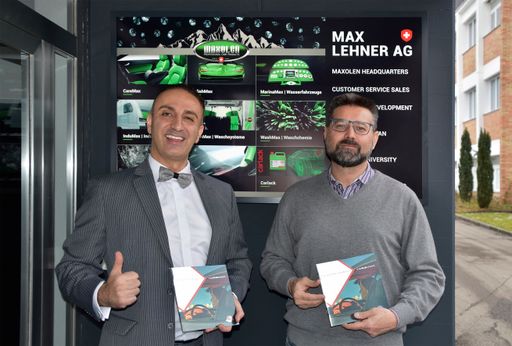 Vorschau Bild von Links Bild: Dersim Stein, Inhaber und CEO der Max Lehner AG
(MAXOLEN).