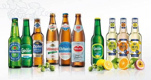 Die Produktpalette der „natürlich alkoholfrei“
Biere und Biermischgetränke wird 2021 erweitert.