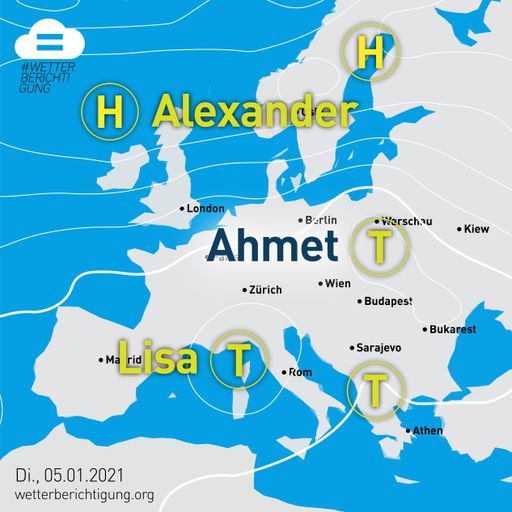 Tief Ahmet sorgt aktuell für Schnee. 13 weitere migrantische
Namen bringen im Januar das Wetter. Mit der Kampagne
#Wetterberichtigung wollen die Neuen Deutschen Medienmacher*innen
die Vielfalt in der Bevölkerung sichtbar machen. / Kampagne
#Wetterberichtigung: Auch das Wetter hat jetzt Migrationshintergrund
/ Weiterer Text über ots und www.presseportal.de/nr/111057 / Die
Verwendung dieses Bildes ist für redaktionelle Zwecke honorarfrei.
Veröffentlichung bitte unter Quellenangabe: "obs/Neue deutsche
Medienmacher"