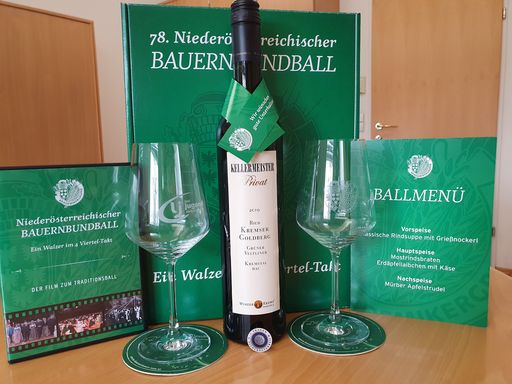 Vorschau Bild von Mit dem offiziellen Ballwein und dem Film „Ein
Walzer im 4 Viertel-Takt“ wird der Ballabend zum Genuss.