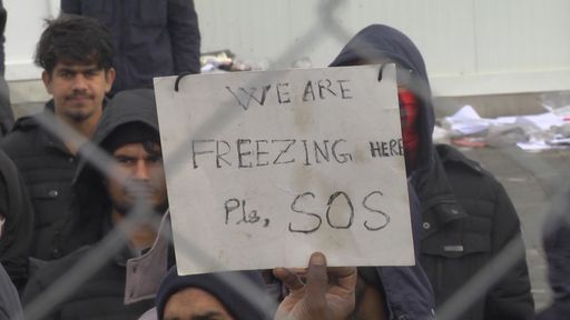 Vorschau Bild von Tausende geflüchtete Menschen frieren momentan im
kalten Winter Bosniens.