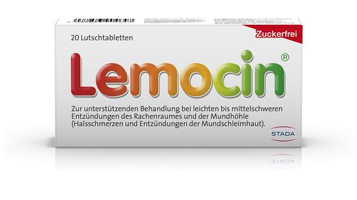  Produktabbildung Lemocin Lutschtabletten