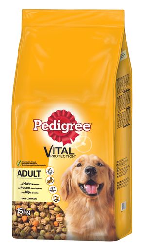 Vorschau Bild von Produktrückruf: PEDIGREE Adult mit Huhn & Gemüse 15
kg Trockenfutter, betroffen ist nur das MHD 10.02.2022