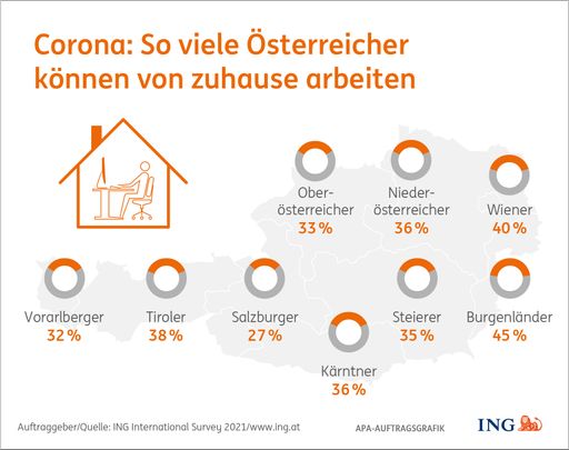 Corona: So viele Österreicher können von zu Hause
arbeiten