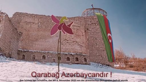  Das Schloss von Schuscha wurde am 8. November 2020
von der armenischen Okkupation befreit! Chari-Bülbül ist das Symbol
des Gedenkens an die gefallenen aserbaidschanischen Soldaten im
Vaterländischen Krieg!